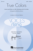 cover True Colors SATB choral sheet music cover